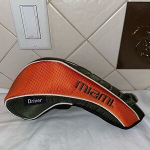 Nwot University of Miami hurricanes driver golf club cover